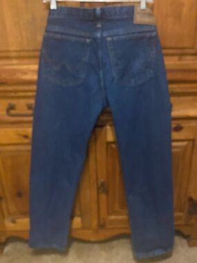 Wrangler Rugged Wear Relaxed Fit Antique Navy denim Jeans 32x32